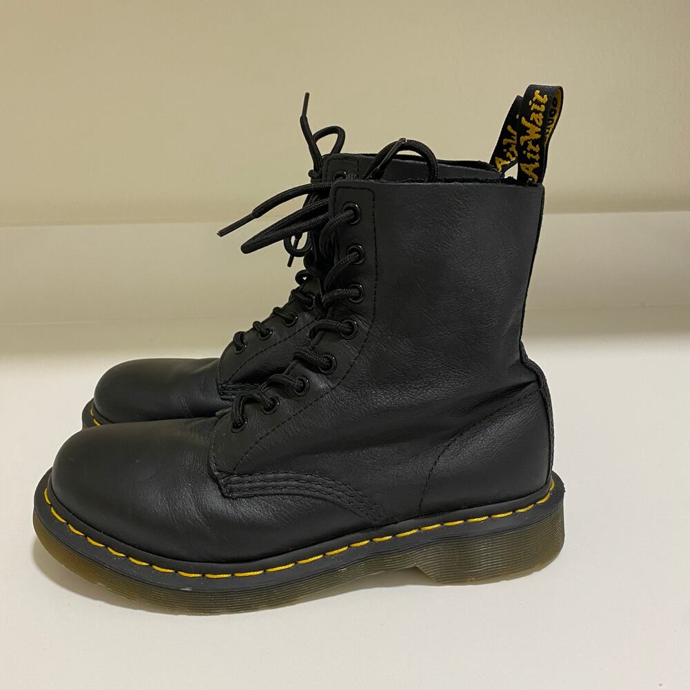 Dr. Martens Black Leather Boots
